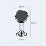 Multifunctional Suction Cup Car Magnetic Mobile Phone Holder, Colour: F59 Silver