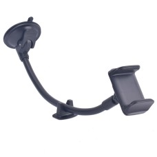 2 PCS Suction Cup Long Soft Hose Windshield Car Mobile Phone Clip Bracket(Black Box Packaging)