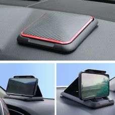 Car Dashboard Mobile Phone Holder Horizontal Car Bracket(Red)