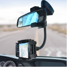 Car Rearview Mirror Hose Bracket Mobile Phone Clip Universal Navigation Bracket