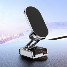 Vehicle Bracket Magnetic Navigation Bracket(Folding Silver)