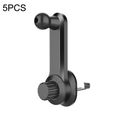5PCS Car Extension Hook Mobile Phone Bracket Accessories Round Air Outlet Bracket(17mm Ball Head)