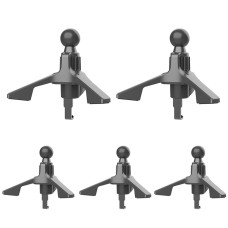 5PCS Y -Type Air Outlet Mobile Phone Bracket Air Conditioning Port Car Support(17mm Ball Head)