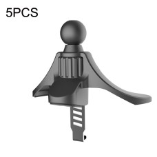 5PCS P-0028 Mobile Phone Bracket Hook Car Round Air Outlet Bracket Folder Clip(13mm Ball Head)