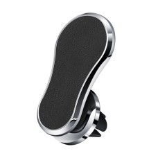 Car Multifunctional Air Outlet Magnetic Phone Holder(Silver)