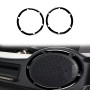 For Nissan 350Z 2003-2009 2pcs Car Hardtop Rear Speaker Horn Decorative Sticker, Left and Right Drive Universal