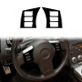 For Nissan 350Z 2003-2009 2pcs Car Steering Wheel Button Frame Type A Decorative Stickers, Left and Right Drive Universal