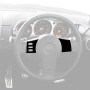 For Nissan 350Z 2003-2009 2pcs Car Steering Wheel Button Frame Type C Decorative Stickers, Left and Right Drive Universal