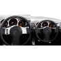 For Nissan 350Z 2003-2009 2pcs Car Steering Wheel Button Frame Type C Decorative Stickers, Left and Right Drive Universal