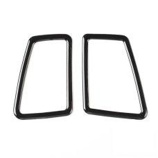 For BMW 3 Series E90 2005-2012 2pcs Car Instrument Air Outlet Frame Decorative Sticker, Left and Right Drive Universal