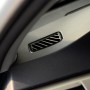 For BMW 3 Series E90 2005-2012 2pcs Car Instrument Air Outlet Frame Decorative Sticker, Left and Right Drive Universal