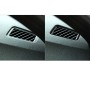 For BMW 3 Series E90 2005-2012 2pcs Car Instrument Air Outlet Frame Decorative Sticker, Left and Right Drive Universal