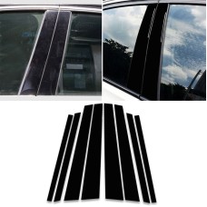 Car B Pillar Decorative Sticker for BMW X5 E70 2008-2013, Left and Right Drive Universal(Black)