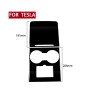 For Tesla Model 3 1106 Car Central Control Panel Decorative Sticker, Left and Right Drive Universal(Black)
