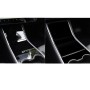 For Tesla Model 3 498 Car Central Control Panel Decorative Sticker, Left and Right Drive Universal(Black)