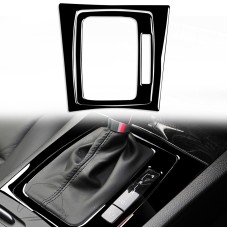 For Mercedes-Benz W204 C-class 2007-2013 Car Right Drive Gear Panel Decorative Sticker Set (Black)