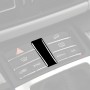 For Porsche Macan 2014-2021 Car Gear Button Decorative Sticker, Left and Right Drive Universal (Black)