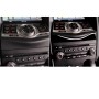 For Nissan 370Z Z34 2009- Car Multimedia Navigation Button Decorative Sticker, Left and Right Drive Universal (Black)