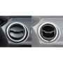 For Ford Mustang 2015-2020 6 in 1 Car Air Outlet Decorative Sticker, Left and Right Drive Universal (Black)