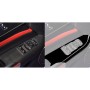 For Ford Mustang 2015-2020 4 in 1 Car Window Lift Panel Decorative Sticker, Left Drive (Black)