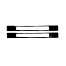 For Ford Mustang 2015-2020 Car Threshold Decorative Sticker, Left and Right Drive Universal (Black)