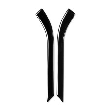 For Ford Mustang 2015-2020 Car Window Lift Side Decorative Sticker, Left and Right Drive Universal (Black)