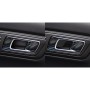 For Ford Mustang 2015-2020 Car Inside Door Bowl Decorative Sticker, Left and Right Drive Universal (Black)