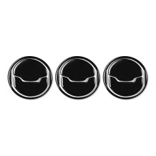 For Ford Mustang 2015-2020 9 in 1 Car Air Outlet Decorative Sticker, Left and Right Drive Universal (Black)