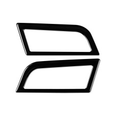 For Ford Mustang 2015-2020 Car Side Air Outlet Decorative Sticker, Left and Right Drive Universal (Black)
