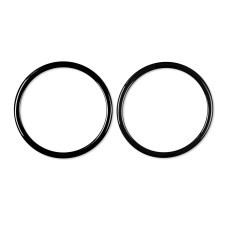 For Ford Mustang 2015-2020 Car Horn Ring Decorative Sticker, Left and Right Drive Universal(Black)