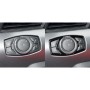 For Ford Mustang 2015-2020 Car Headlight Decorative Sticker, Left and Right Drive Universal(Black)