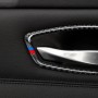 4 PCS Car Door Inner Handle Three Colors Carbon Fiber Decorative Sticker for BMW E90 / E92 / E93