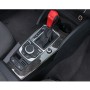 3 PCS Car Carbon Fiber Gear Panel Decorative Sticker for Audi A3, without Engine Start Button Decoration