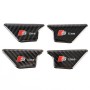 4 PCS Car Carbon Fiber Inner Door Wrist Decorative Panel for Audi A3