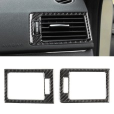 2 ПК. Автомобильная панель панели правой и левой розетки на выходе из воздуха карбоновое волокно декоративная наклейка для Mercedes-Benz W204