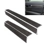 4 PCS Car Door Panel Carbon Fiber Decorative Sticker for Mercedes-Benz W204