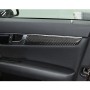 4 PCS Car Door Panel Carbon Fiber Decorative Sticker for Mercedes-Benz W204