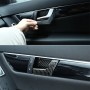 4 PCS Car Door Inner Handle Panel Carbon Fiber Decorative Sticker for Mercedes-Benz W204