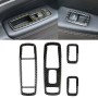 4 PCS Car Window Lift Switch Panel Carbon Fiber Decorative Sticker for Jeep Grand Cherokee