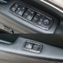 4 PCS Car Window Lift Switch Panel Carbon Fiber Decorative Sticker for Jeep Grand Cherokee