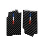 2 ПК CAR USA Color Carbon Fibre Door Dogne Harder Deconding Panel Decorative Starter для Ford Mustang 2015-2017