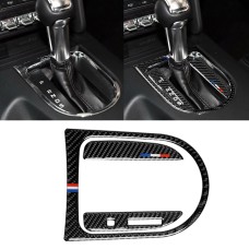 3 PCS Car USA Color Carbon Fiber Gearshift Panel Frame Decorative Sticker for Ford Mustang 2015-2017, Left Drive