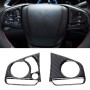 2 in 1 Carbon Fiber Steering Wheel Button Trim Interior DIY Sticker for Honda Civic 10th Gen(Deluxe)