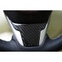 Carbon Fiber Steering Wheel Cover Trim Decal Interior DIY Decorative Sticker for Honda Civic 10th Gen