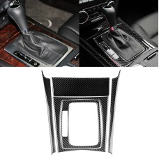 5 PCS Car Carbon Fiber Left Drive Gear Position Panel Decorative Sticker for Mercedes-Benz W204 2007-2013