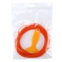 5m Flexible Trim For DIY Automobile Car Interior Moulding Trim Decorative Line Strip with Film Scraper(Orange)