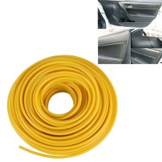 5m Flexible Trim For DIY Automobile Car Interior Moulding Trim Decorative Line Strip(Yellow)