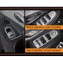 4 PCS Car Carbon Fiber Door Lift Window Regulator Button Decorative Sticker for Mercedes-Benz C-Class