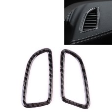 2 ПК CAR Углеродное волокно Консоль Вентиляционные отверстия декоративная наклейка для Mercedes-Benz C-Class
