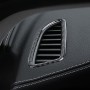 2 PCS Car Carbon Fiber Instrument Console Air Vents Decorative Sticker for Mercedes-Benz C-Class